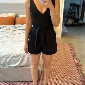 Wilfred Women's Black Playsuit-romper